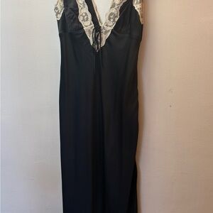 Abercrombie & Fitch Silk and Lace Maxi Dress